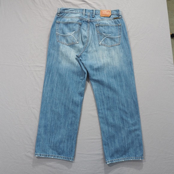 Lucky Brand Jeans Mens 36 Blue Bootcut Denim Casual Western Classic Y2K Retro - Picture 2 of 14